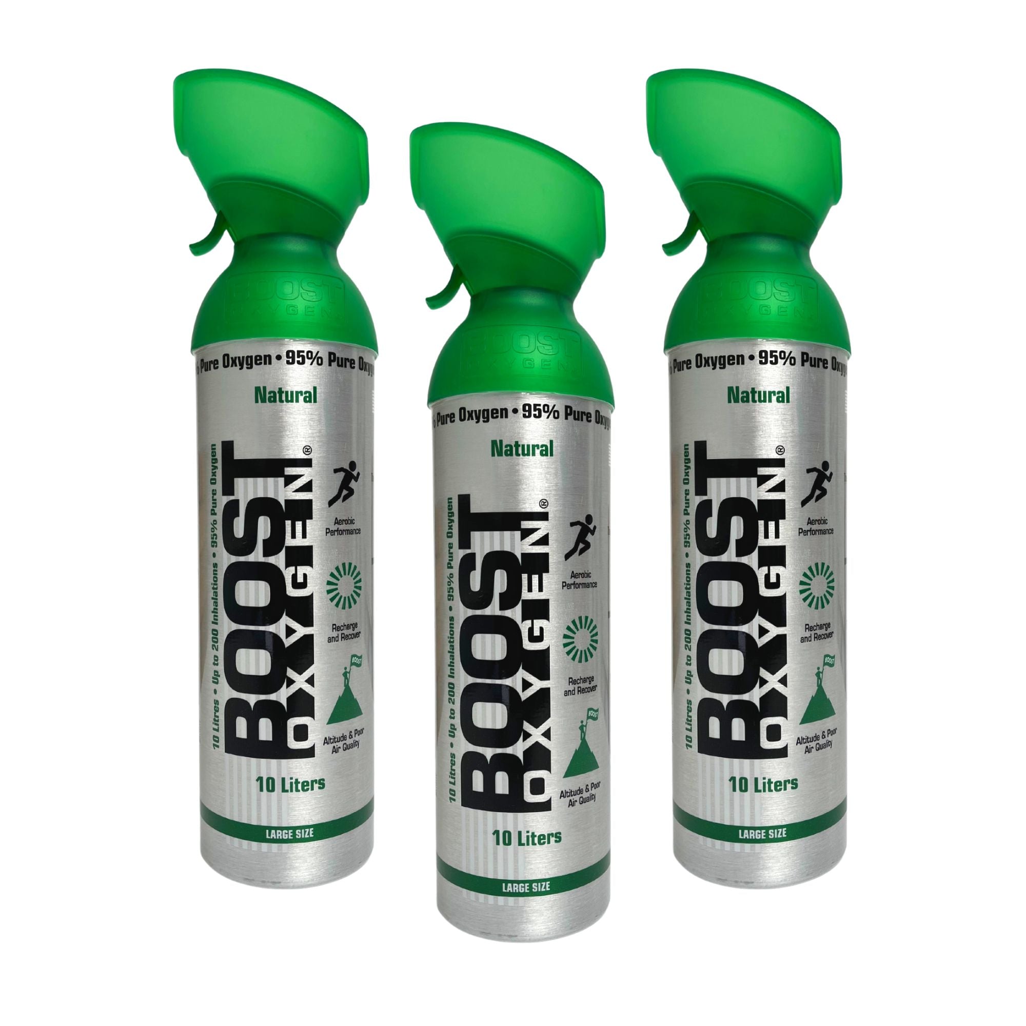 Boost Oxygen Natural - Large 10L - 3 Pack – Boost Oxygen Australasia