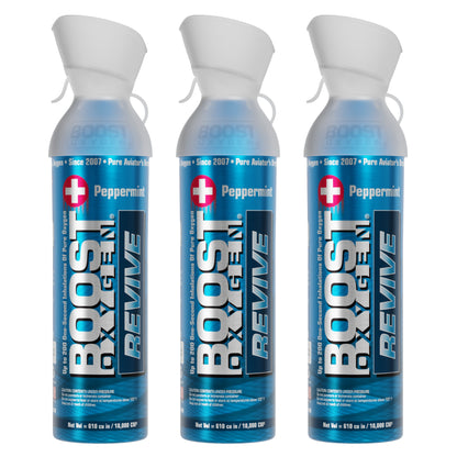 Boost Oxygen REVIVE Peppermint - Large 10L - 3 Pack