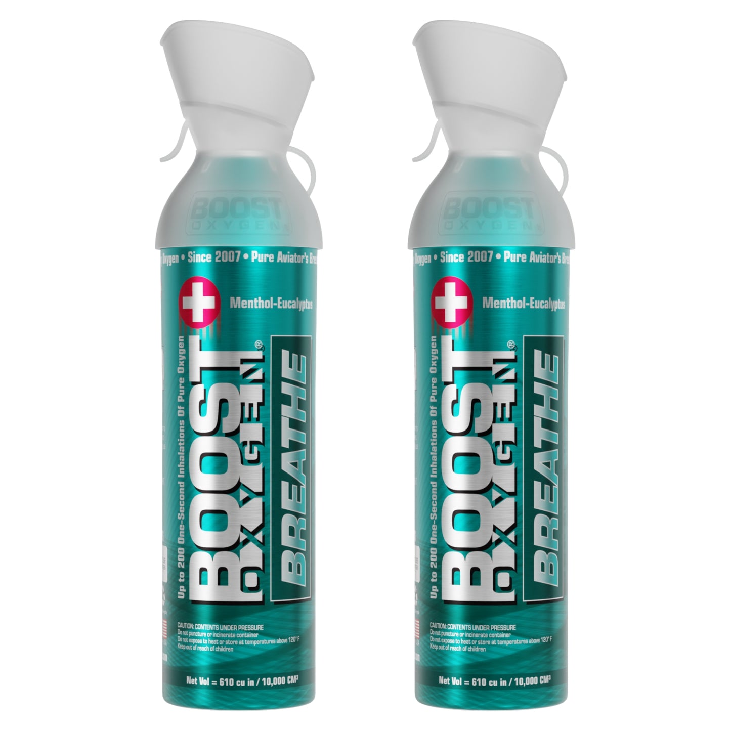 Boost Oxygen BREATHE | Menthol-Eucalyptus - Large 10L - 2 Pack