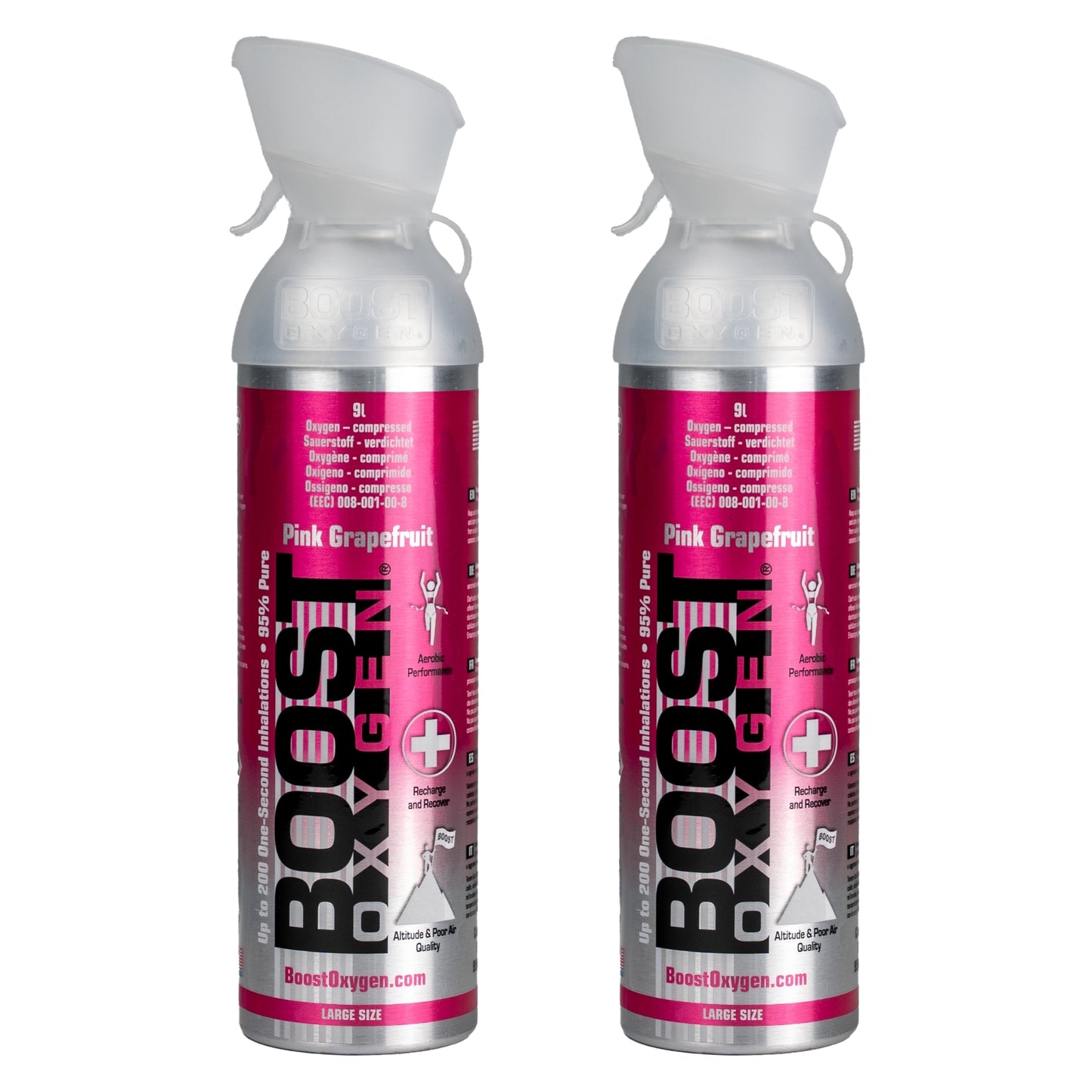 Boost Oxygen Pink Grapefruit - Large 10L - 2 Pack