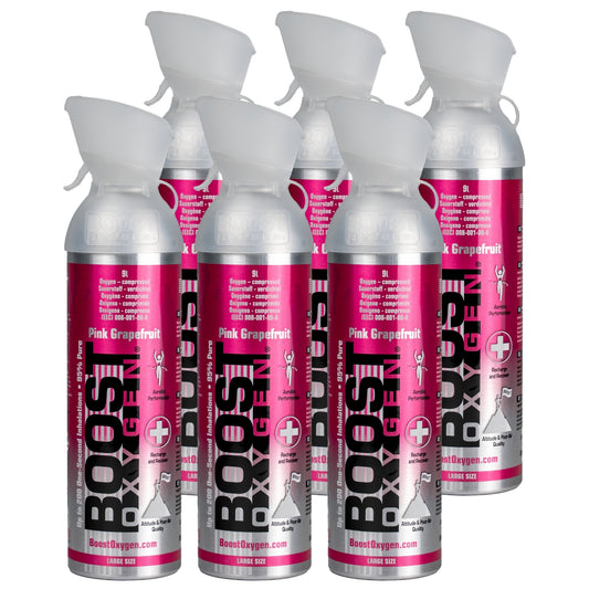 Boost Oxygen Pink Grapefruit - Large 10L - 6 Pack