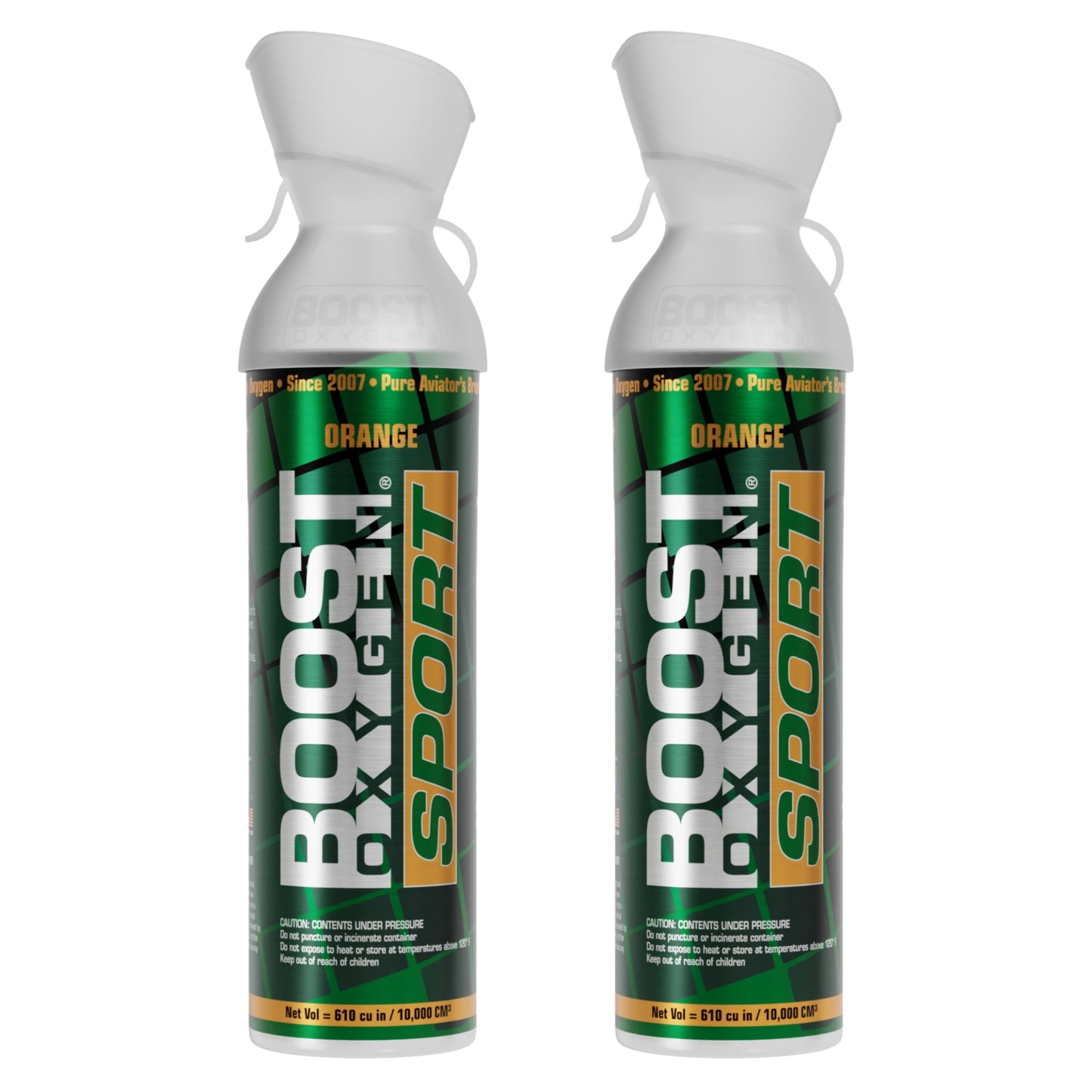 Boost Oxygen SPORT | Orange - Large 10L - 2 Pack